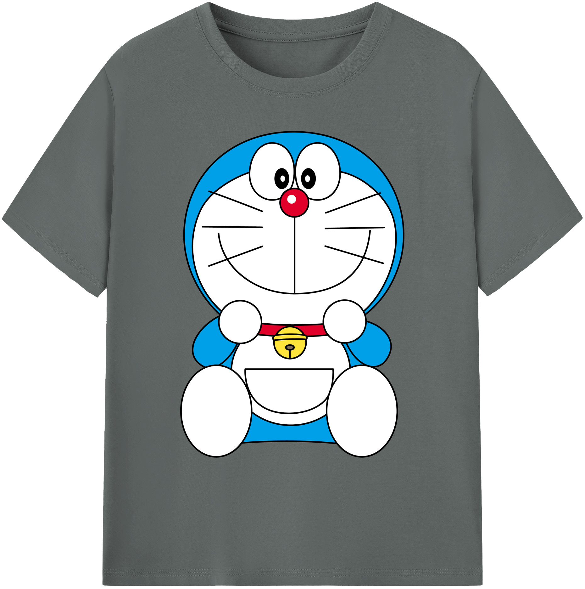 （画像用） ドラえもん Doraemon 綿100％ メンズ半袖Tシャツ｜肌触りやわらか＆通気性